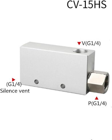 1 PCS فراغ القاذف المولد القاذف هواء القاذف الهوائي ACV CV-10 15 20 صمام التحكم السلبي صمام Wyrzutnik prozniowy (CV-20HS) in Kuwait