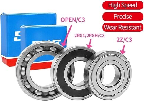 Ball Groove Ball Deep Bearing 6000 6001 6002 6003 6200 6201 6202 6203 6300 6301 6302 2RS1 2RSH 2Z/C3 (C3) in Kuwait