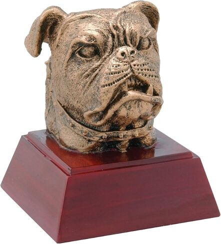 عقد العقد جوائز Bulldog Trophy - طوله 4 بوصات | جائزة Mascot Bulldog المحفورة - تخصيص الآن in Saudi Arabia
