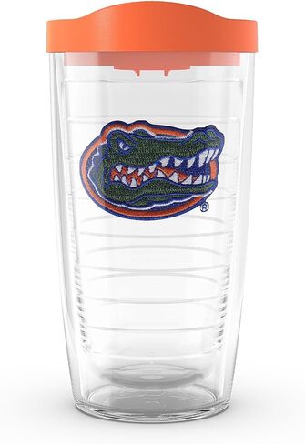 Tervis Made في الولايات المتحدة الأمريكية بجولة مزدوجة في فلوريدا غتورس كأس البهلوان المعزولون يحافظ على المشروبات الباردة والساخنة ، 16 أوقية ، Gator in Saudi Arabia
