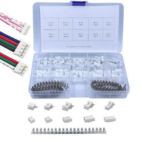 460pcs jst ph connector kit 2،3،4،5،6 pin connector مستقيمة مستقيم من الذكور/الإناث وموصلات لوحة الدوائر لأردوينو ، إلكترونيات ديي واستخدام المنزل in Kuwait