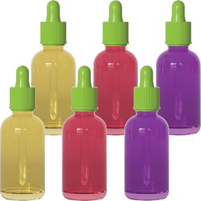 Dropper Bottles Wine Red Glass, for Essential Oil, Eye dropper - Tincture, Leak Proof, Travel, Liquid. 1 oz in Saudi Arabia