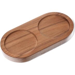 علبة الفلفل المملح علبة رجعية أكاسيا صينية خشبية العديد من مصانع الحامل الباقي الملح الملحق الفلفل الملحقات الميكرونزر لوقاية طاولة الطعام لتخزين المطبخ (لم يشمل مطحنة الفلفل) in Kuwait