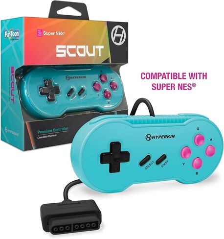 Hyperkin "Scout" Premium Controller for Super NES (Space Black) - Super NES in Kuwait