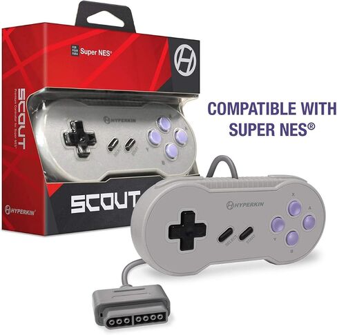 Hyperkin "Scout" Premium Controller for Super NES (Space Black) - Super NES in Kuwait