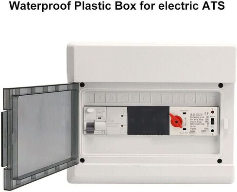 2P ATS Automatic Transfer Switch Din Rail Mounted Power Generator Changeover Switch Electrical Selector Switches AC110V 100A in Saudi Arabia
