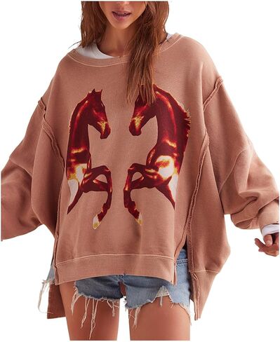 Women's We The Free Graphic Camden Pullover in Saudi Arabia