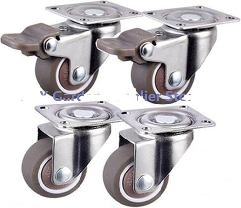 4pcs الأثاث عجلات عجلات ناعمة من المطاط الدوارة in Kuwait