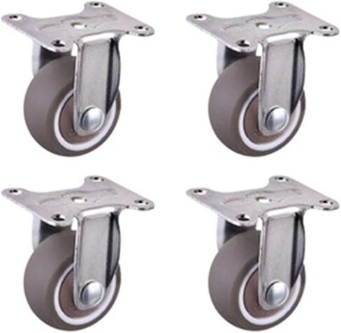 4pcs الأثاث عجلات عجلات ناعمة من المطاط الدوارة in Kuwait