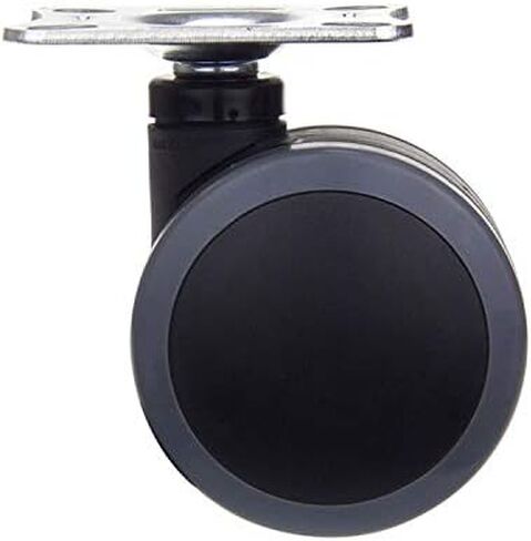 3 Inch PU Wheel Bearing with Brake - Flat-Panel Installation Or Mute 2Pcs(No Brake) in Saudi Arabia