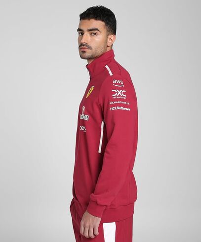 PUMA Scuderia Ferrari F1 2025 Team 1/2 Zip Sweater - Red in Kuwait