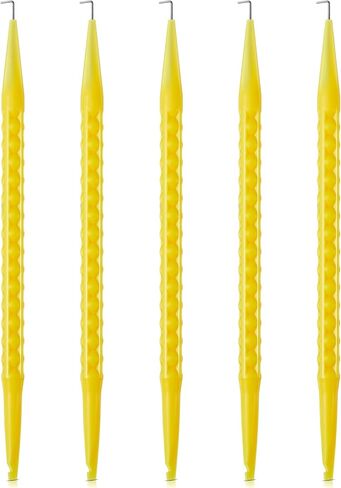 10 PCS Probe Pick Tools Spudger Tools Bulk Nylon مع خطاف الأسلاك على شكل حرف L 7 بوصات لاتصالات بيانات الاتصالات ومثبتات الإنذار (أصفر) in Saudi Arabia
