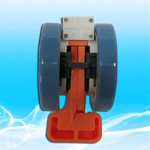 M12x25 Screw 3-inch Double-chip Wheel Casters, Double Bearing Cart Pulley 2Pcs(with Brake) in Saudi Arabia
