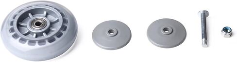 3/4/ 5 Inch Transparent Casters Wheels with Bearing High Elastic PU Wheel Mute Plate 1Pcs(3 inch) in Saudi Arabia