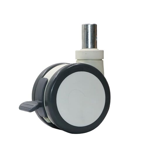 5 Inch Casters Wheels with Screw and Plunger Silent Casters Equipment 1Pcs(Plunger Brake) in Saudi Arabia
