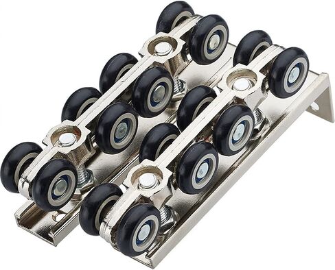 Hardware Slide Doors Pulley Sliding Doors Hanging Rail Wheel Small Size 1 Sets 30 X 30 in Saudi Arabia