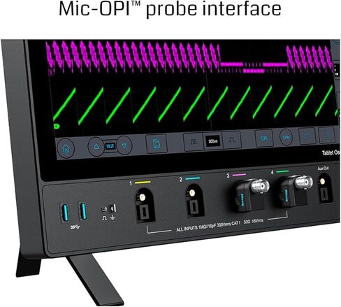 High Resolution Oscilloscope with 4 Channels MHO3-3504 Digital Storage Oscilloscope 14-inch Integrated Touch Screen 3GSa/s Sampling Rate 350Mhz Bandwidth ＜80μVrms Low Noise (12 Bit） in Kuwait