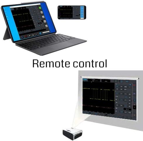 High Resolution Oscilloscope with 4 Channels MHO3-3504 Digital Storage Oscilloscope 14-inch Integrated Touch Screen 3GSa/s Sampling Rate 350Mhz Bandwidth ＜80μVrms Low Noise (12 Bit） in Kuwait