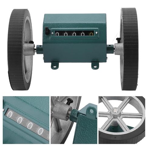 Digital Rolling Meter Counter, 5 Digit Display Rolling Mechanical Length Counter Roller Type Meter Counter,Length Counter with Rolling Wheel 5 Digits Meter Counter for Fabric Manufacture in Saudi Arabia