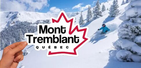 Mont Tremblant - كيبيك - كندا - ملصقات منتجع التزلج in Kuwait