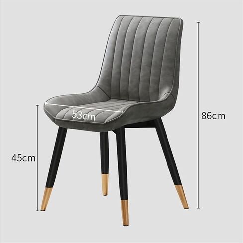 Computer Chair Dining Chair Light Luxury backrest Chair Home Furnishing Stool Modern Simple net red Makeup Table and Chair Restaurant (Orange One Size) in Saudi Arabia