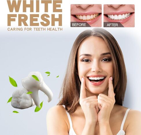 Super Probiotic Sp-6 Toothpaste,whitens Teeth, freshens Breath, Protects Dental Health,Deep Cleaning Care,Enamel-Safe, Fluoride-Free, Fresh Breath Toothpaste Brightening & Stain Removing.（1 Count） in Saudi Arabia