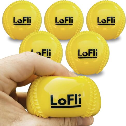 LoFli Limited-Flight Training Baseballs – Regulation Size & Weight – Soft, Safe & Durable – Indoor/Outdoor Practice Balls – 6 Pack in Saudi Arabia