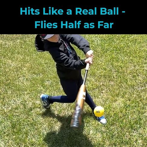 LoFli Limited-Flight Training Baseballs – Regulation Size & Weight – Soft, Safe & Durable – Indoor/Outdoor Practice Balls – 6 Pack in Saudi Arabia