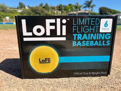 LoFli Limited-Flight Training Baseballs – Regulation Size & Weight – Soft, Safe & Durable – Indoor/Outdoor Practice Balls – 6 Pack in Saudi Arabia