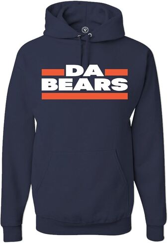 Men's Da Bears Hoodie Funny Athletic Sports Fan Sweatshirt in Saudi Arabia