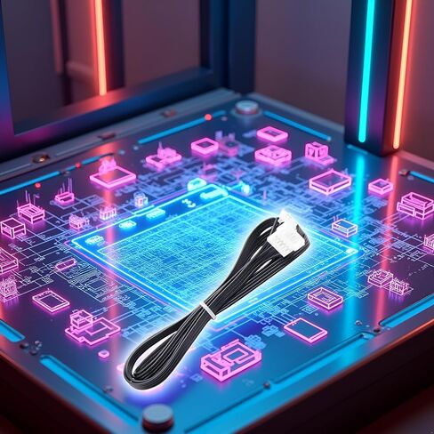 أسود 3D الطابعة الساكب الساكب محرك البروستات محرك كبل بثق الكبلات Ender3 V2 CR10 بطول 100 سم ، ترقيات ender 3 ، أجزاء الطابعة ثلاثية الأبعاد وملحقاتها in Saudi Arabia
