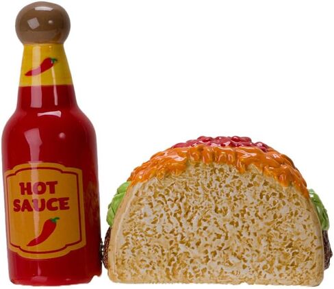Pacific Giftware Taco Tuesday and Hot Sauce Salt and Pepper Shakers in Saudi Arabia