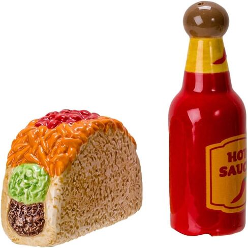 Pacific Giftware Taco Tuesday and Hot Sauce Salt and Pepper Shakers in Saudi Arabia