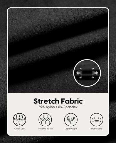 5 Inch Inseam Shorts for Men Short Golf Shorts Mens Casual Dry Fit Hybrid Trunks Athletic Fit Running Stretch in Kuwait