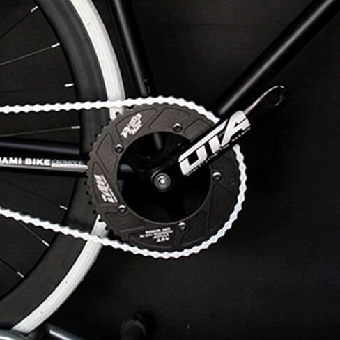 48T Single Speed Bicycle Crankset Chainwheel 170mm Crank Arms 130 BCD 5 Arm Crank Chainwheel Fixie Crankset for Single Speed Bike, Fixed Gear Bicycle, Track Road Bike in Saudi Arabia