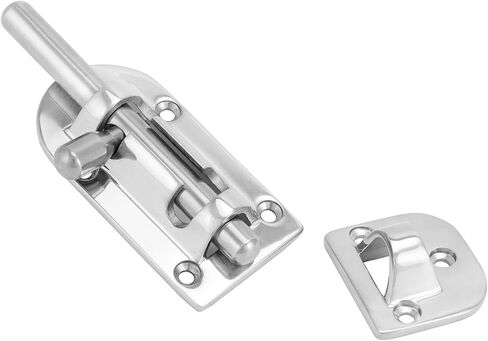 QWORK Boat Lock, 316 Stainless Steel 4-1/3" Long Locker Latch Slide Barrel Bolt for Marine Boat Window/Door/Hatch/Cabinet in Saudi Arabia