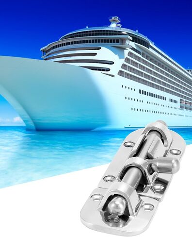 QWORK Boat Lock, 316 Stainless Steel 4-1/3" Long Locker Latch Slide Barrel Bolt for Marine Boat Window/Door/Hatch/Cabinet in Saudi Arabia