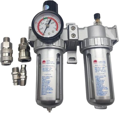 SFC-400 SFC-300 SFC-200 Air Compressor Air Filter Regulator Oil Water Separator Trap Filter Regulator Valve Automatic Drain(SFC-400 EU SMPM) in Kuwait