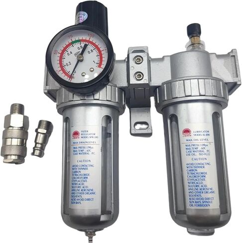 SFC-400 SFC-300 SFC-200 Air Compressor Air Filter Regulator Oil Water Separator Trap Filter Regulator Valve Automatic Drain(SFC-400 EU SMPM) in Kuwait