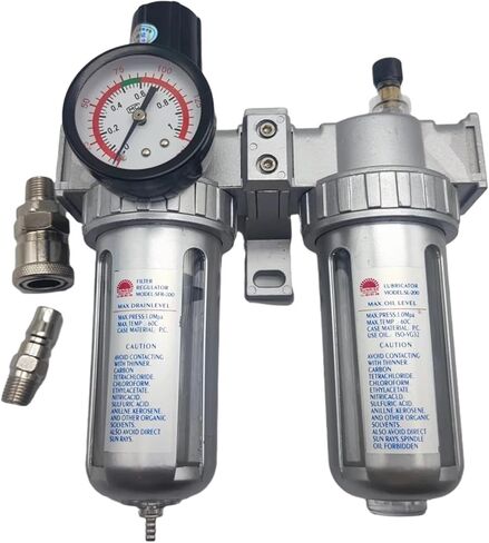 SFC-400 SFC-300 SFC-200 Air Compressor Air Filter Regulator Oil Water Separator Trap Filter Regulator Valve Automatic Drain(SFC-400 EU SMPM) in Kuwait