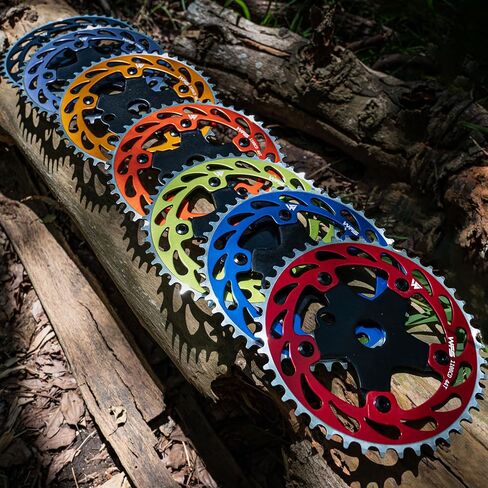 WFS Helix Chainring W/Spider Sprocket 44t 1/8 "110mm BCD 5 ARM HOLE SCHOOL BMX ، Black ، WFS3064-BO in Kuwait