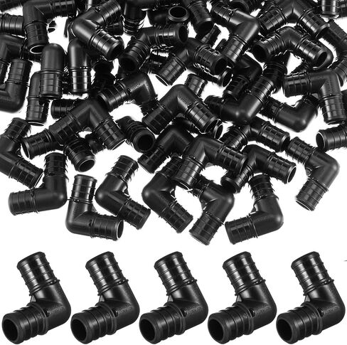 75 Pcs 3/4 Inch 90 Degree Elbow Pex Fittings Ppsu F2159 Poly Alloy Elbow Pex-a Expansion Fittings for Pipe Drinking Water, Water Heating and Radiant Heating Applications in Saudi Arabia