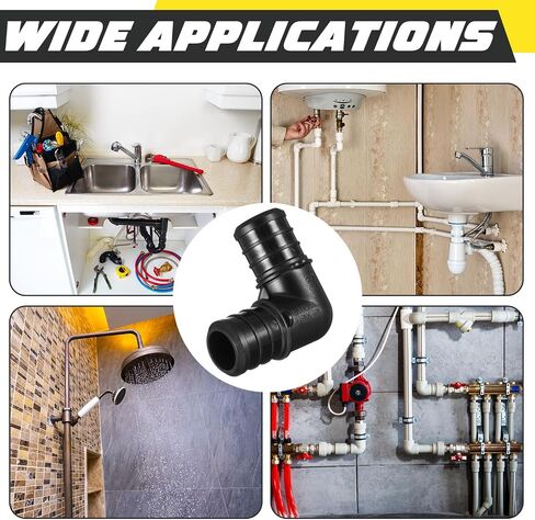 75 Pcs 3/4 Inch 90 Degree Elbow Pex Fittings Ppsu F2159 Poly Alloy Elbow Pex-a Expansion Fittings for Pipe Drinking Water, Water Heating and Radiant Heating Applications in Saudi Arabia