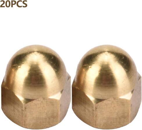 النحاس الجوز الجوز كيت القبة القبة المكسرات السداسية المعدة لسحابات المركبات M3- (M6 (20pcs)) in Kuwait