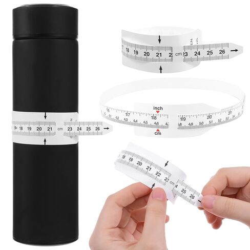 2 Pack Tumbler Measuring Tape Circumference Measuring Ruler Sublimation Blanks Measure Body Measure Tape for Accurately Measure(2 Type) in Saudi Arabia