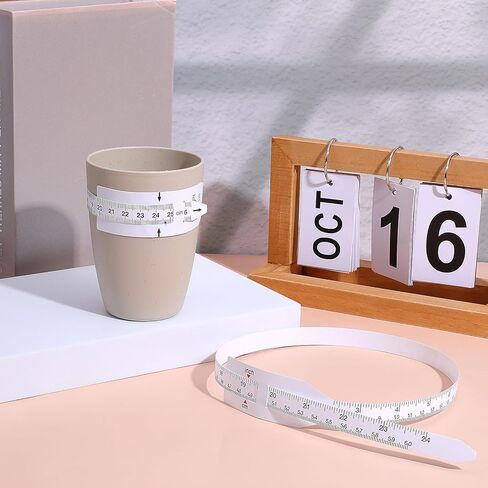 2 Pack Tumbler Measuring Tape Circumference Measuring Ruler Sublimation Blanks Measure Body Measure Tape for Accurately Measure(2 Type) in Saudi Arabia