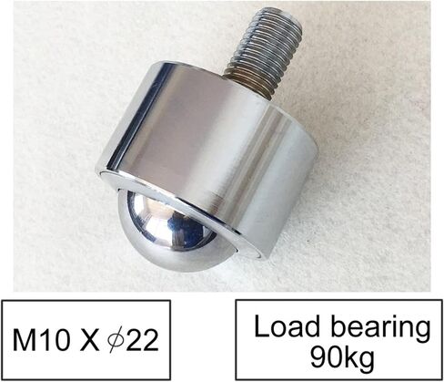 عجلة الكرة العالمي مع تحمل M10 Load Bear 90 كجم أجهزة مرنة 1pcs in Saudi Arabia