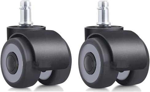 2 Inch Circlip Load-Bearing Casters,Double Wheels with 4 Bearings Wheel High Load Bearing 2/3/5Pcs(Wheels x 5) in Saudi Arabia