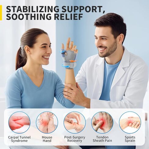 CAMBIVO Thumb Brace with Adjustable Straps, Breathable Wrist Support with Open-Palm for Arthritis, De Quervain's Tenosynovitis, Sprains, Fits Right or Left (Pink, S/M) in Kuwait