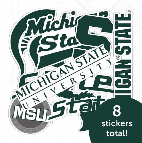 Desert Cactus Michigan University Sticker Michigan State Spartans Vinyl Secal Matop Botto Scrapbook Scrapbook (Type 2-3) in Saudi Arabia